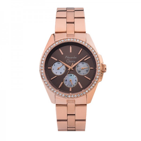 Alexandre Christie AC 2949 Rosegold Brown BFBRGBO